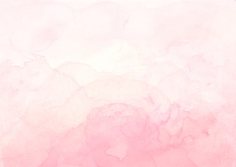 Wandcirkels Kantoor Zachte roze waterverf gradient achtergrond  © SweetRenie