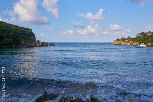 The Beautiful Jamaican boston beach in Portland, the sea is ideal for surfing and is a truly paradise far from the touristic certrums of jamaica