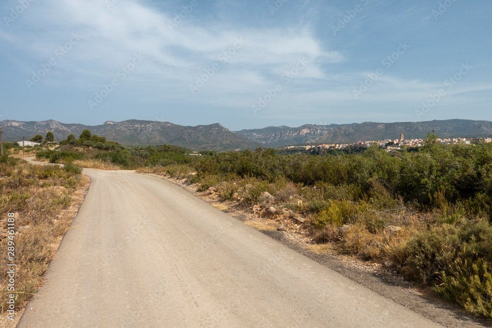 The august road as it passes through the senia The august road as it passes through the senia