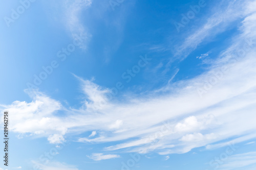 Fototapeta Naklejka Na Ścianę i Meble -  Blue sky and white clouds abstract background.