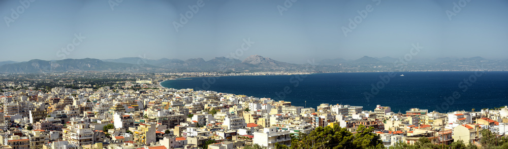 Panoramic View over the Gulf and City of Corinth