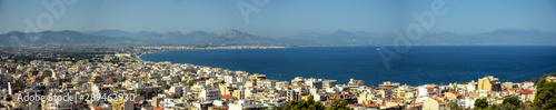 Fototapeta Naklejka Na Ścianę i Meble -  Panoramic View over the Gulf and City of Corinth