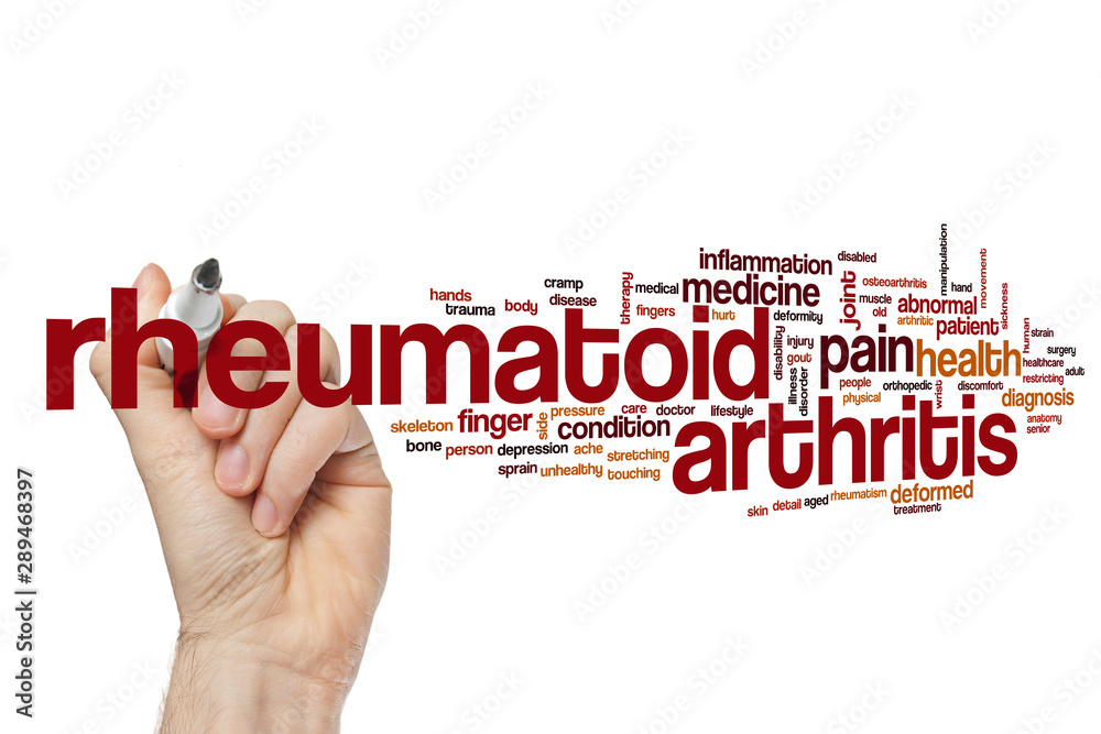 Rheumatoid arthritis word cloud Stock Photo Adobe Stock