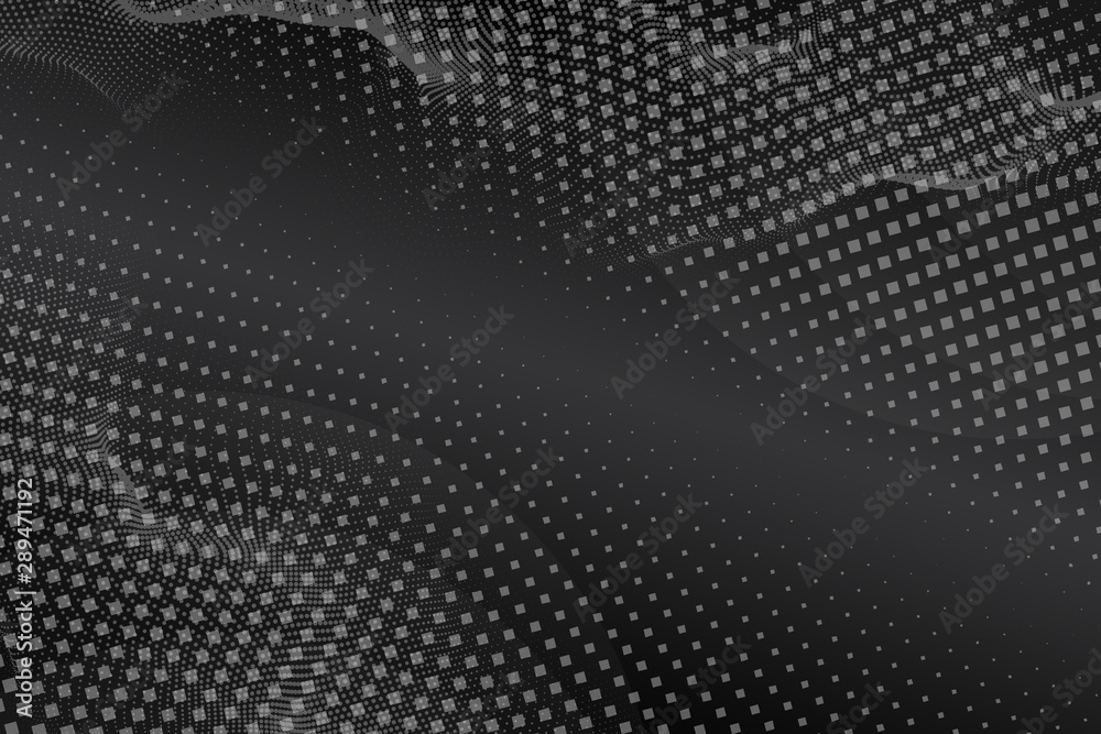 Naklejka premium abstract, blue, design, wallpaper, light, texture, black, pattern, line, lines, web, illustration, art, digital, technology, futuristic, dark, 3d, backdrop, computer, space, fractal, shape, geometric