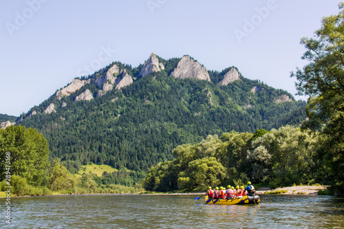 Three Crowns Mountain and the River Dunajec, Poland