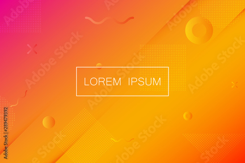 Minimal geometric background. Dynamic shapes composition. Eps10 vector.