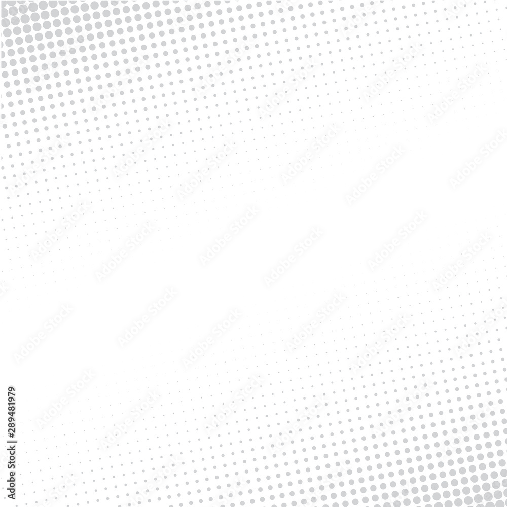 Gray dots on white background 