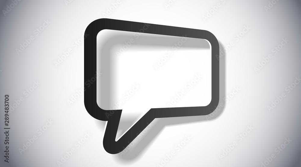 Naklejka premium voluminous realistic text cloud with shadow