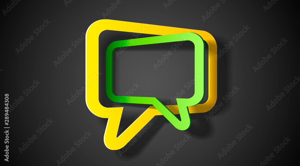 voluminous realistic Two text cloud with shadow voluminous realistic Two text cloud with shadow