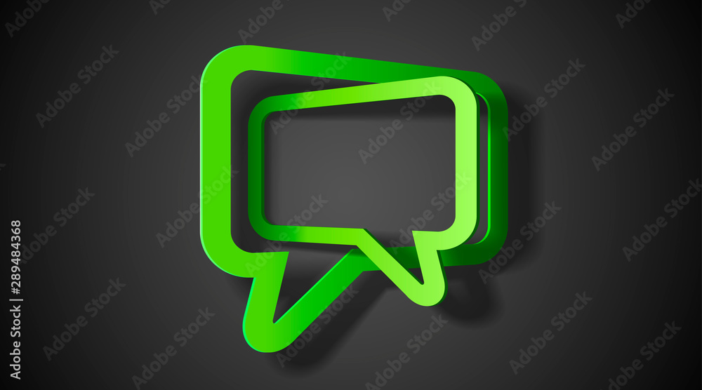 voluminous realistic Two text cloud with shadow
