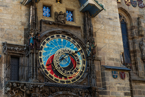 Astronomical clock in Prague, the Czech Republic