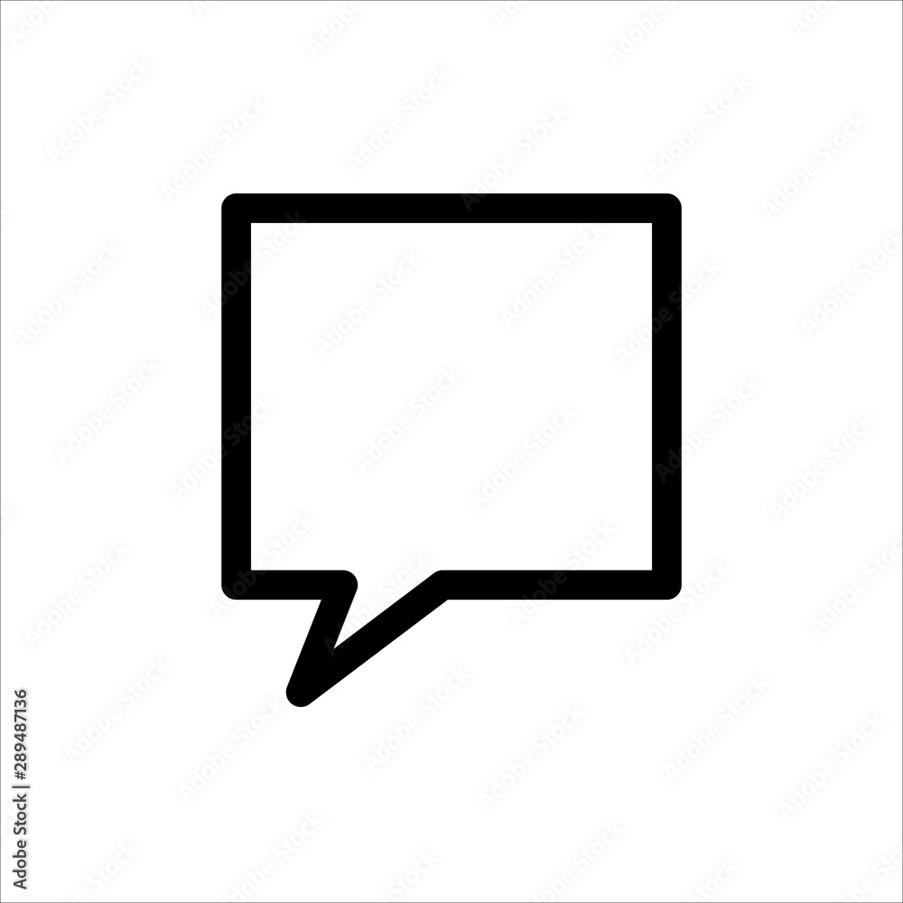 Speech Bubble icon. symbol of Chatting, Comment or Message with trendy flat line style icon for web site design, logo, app, UI isolated on white background. vector illustration eps 10 Speech Bubble icon. symbol of Chatting, Comment or Message with trendy flat line style icon for web site design, logo, app, UI isolated on white background. vector illustration eps 10