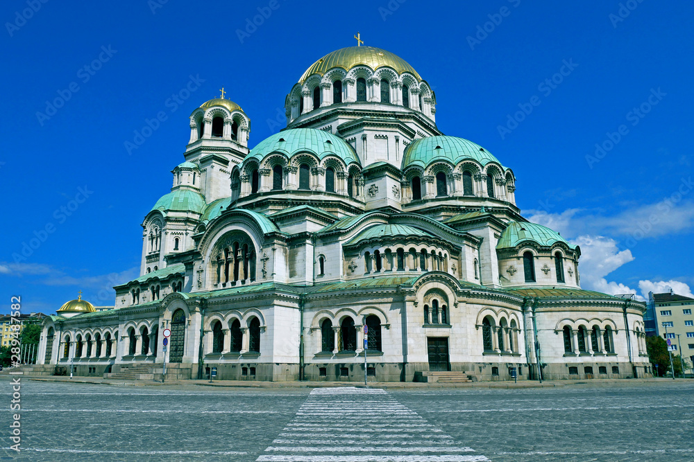 Obraz premium St. Alexander Nevsky Cathedral in Sofia, Bulgaria.
