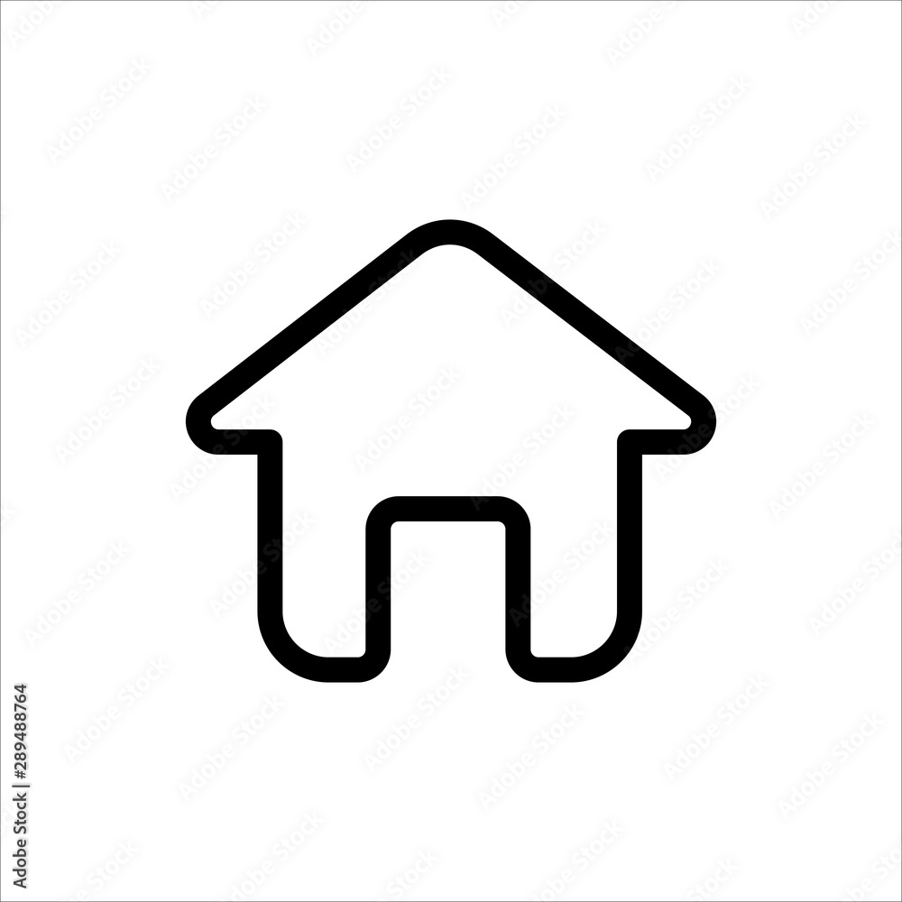 Home icon. symbol of House or Building with trendy flat line style icon for web site design, logo, app, UI isolated on white background. vector illustration eps 10 Home icon. symbol of House or Building with trendy flat line style icon for web site design, logo, app, UI isolated on white background. vector illustration eps 10