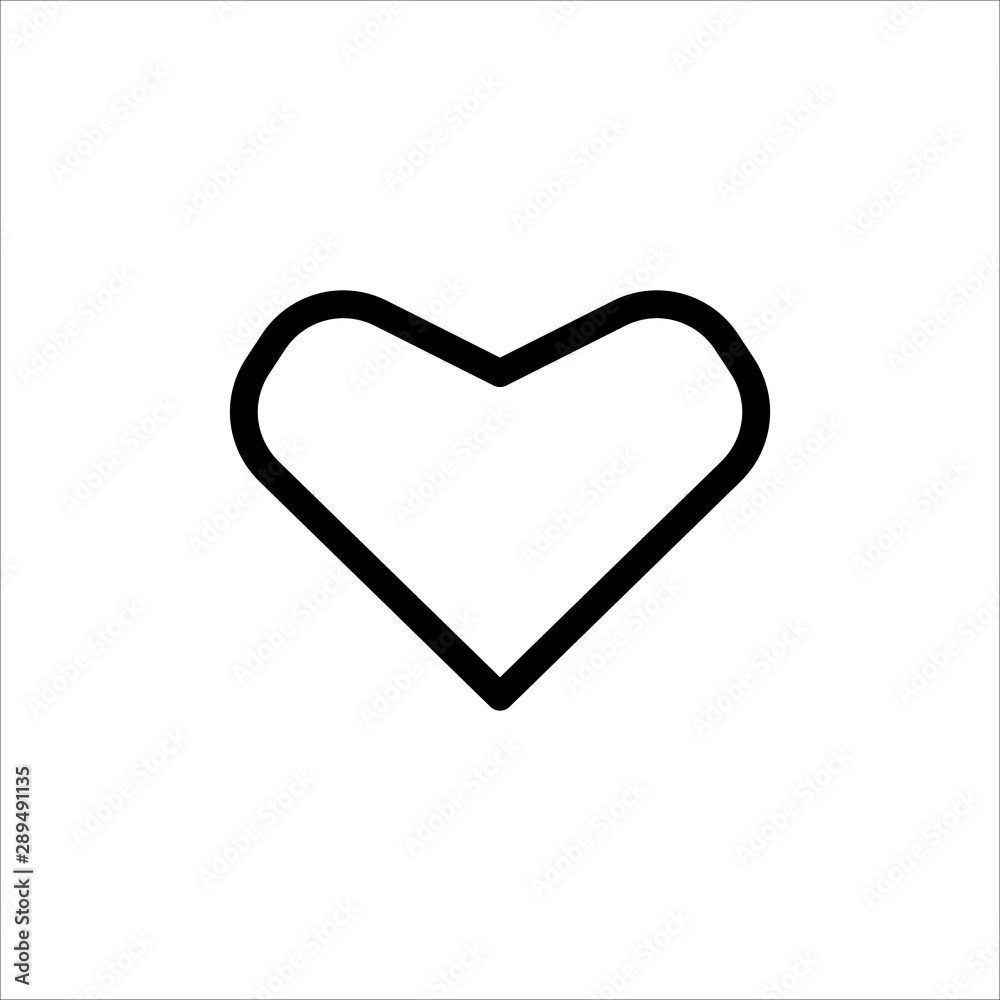 Love icon. symbol of heart or love with trendy flat line style icon for web site design, logo, app, UI isolated on white background. vector illustration eps 10 Love icon. symbol of heart or love with trendy flat line style icon for web site design, logo, app, UI isolated on white background. vector illustration eps 10