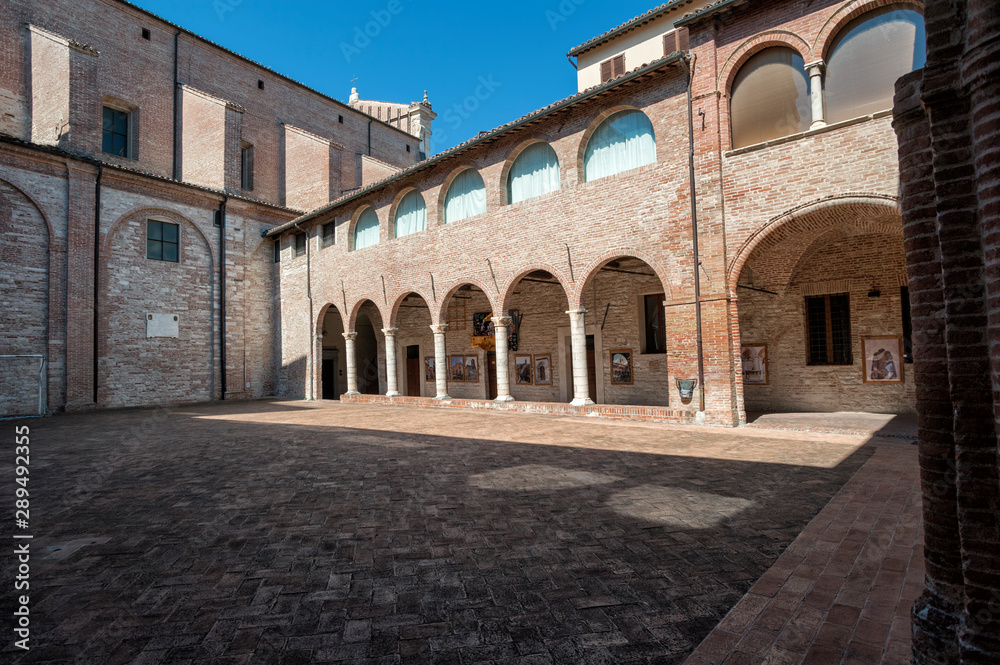 Fabriano. St. benedict monastery, Ex Monastero di San Benedetto at Fabriano, Marche, Italy