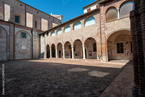Fabriano. St. benedict monastery, Ex Monastero di San Benedetto at Fabriano, Marche, Italy © zenzaetr