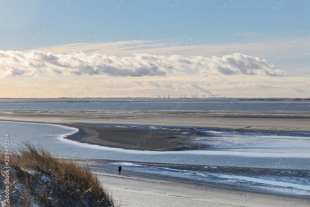North Sea Beach On Langeoog