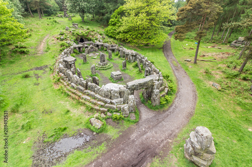 Tableau sur toile Folly in the woods druid's temple