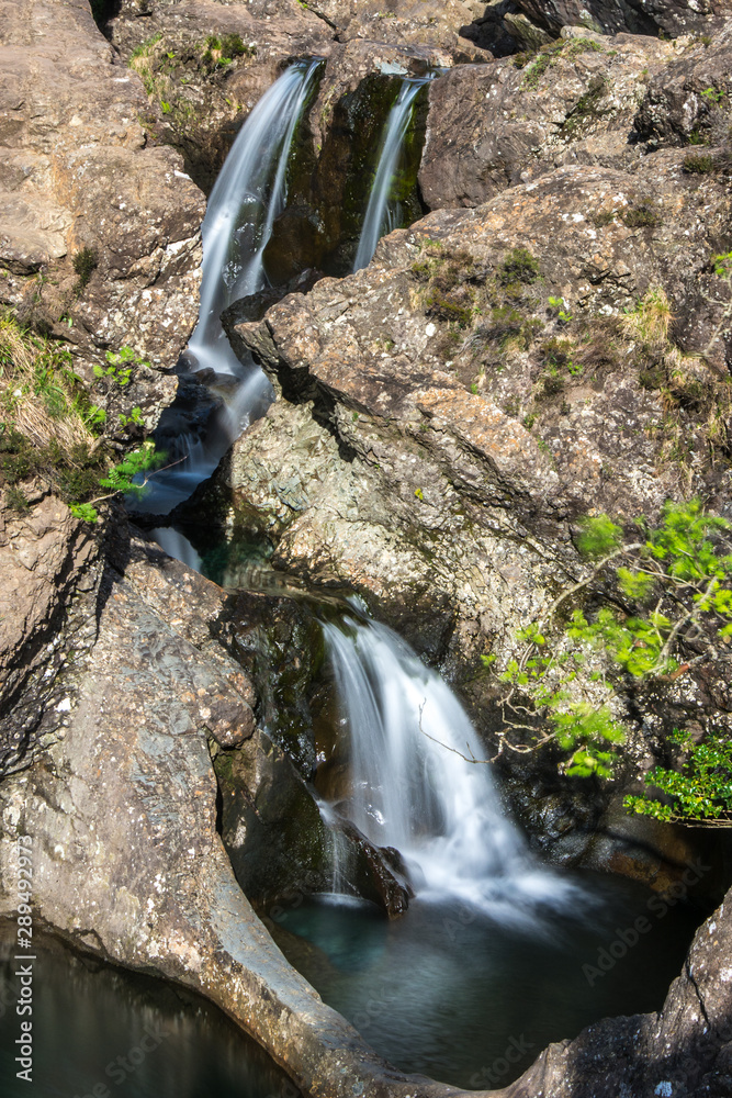 Fairy Pools Waterfall Skye Island Scotland sunset beautiful view natural 