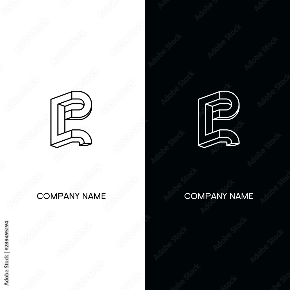 letter E in the form of a 3D logo concept letter E in the form of a 3D logo concept
