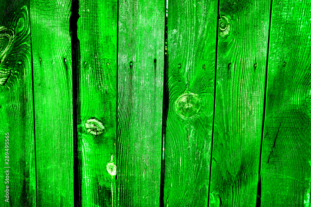 green vertical old wooden desks as pattern