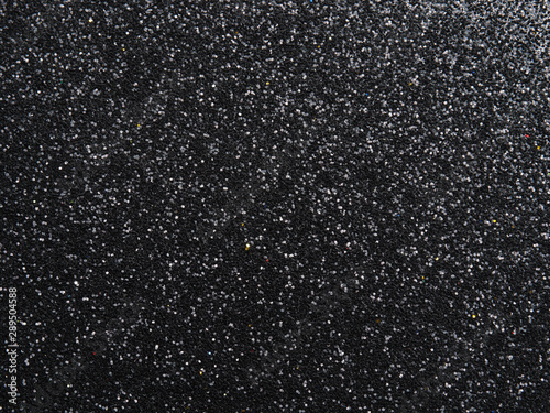 Black glittering background