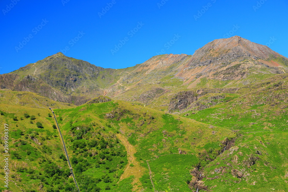 Fototapeta premium High mountains of Wales in United Kingdom