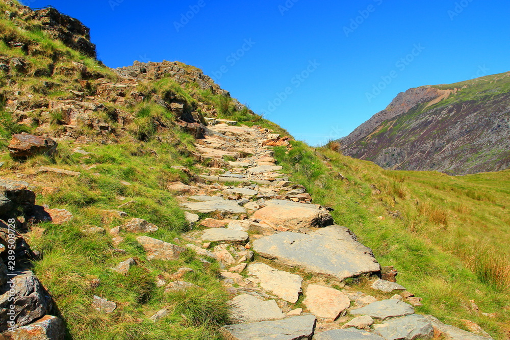 Obraz premium High mountains of Wales in United Kingdom