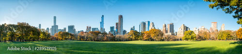 Foto Central Park in New York City as panorama background