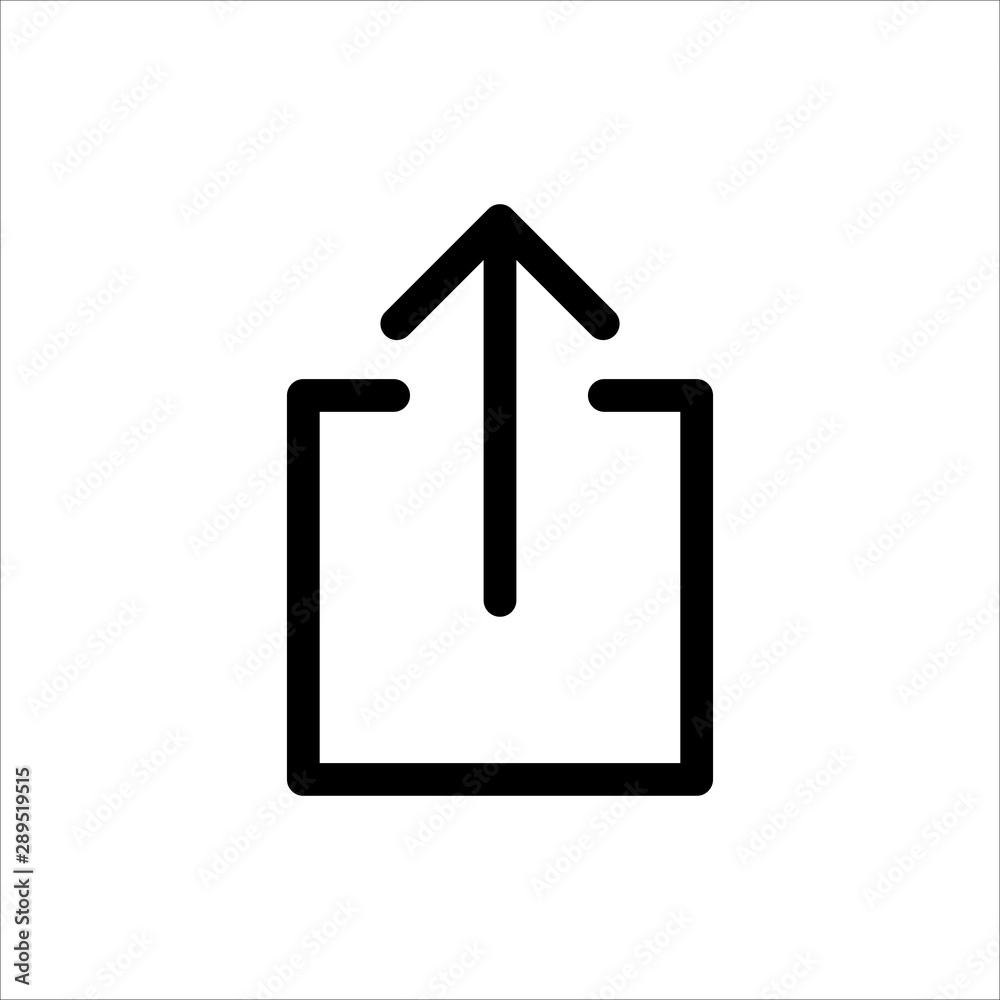 Share icon with trendy flat line style icon for web site design, logo, app, UI isolated on white background. vector illustration eps 10 Share icon with trendy flat line style icon for web site design, logo, app, UI isolated on white background. vector illustration eps 10