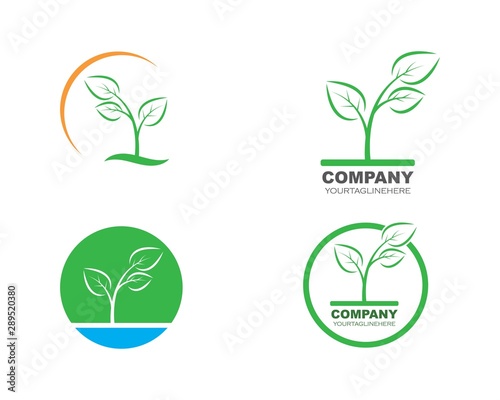  green leaf ecology nature element vector icon of go green