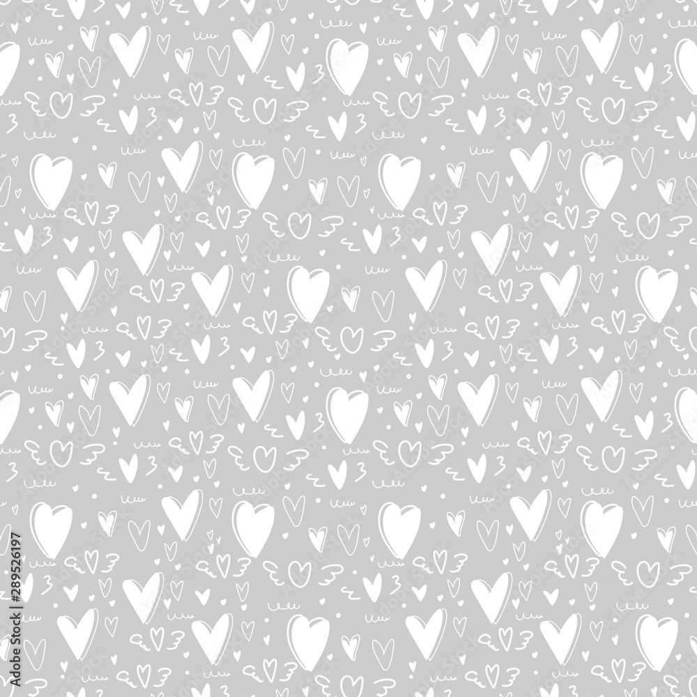 Cute heart seamless pattern background. Vector illustration. Cute heart seamless pattern background. Vector illustration.