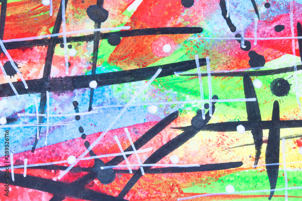 Watercolour and Ink Abstract Lined Background Art Watercolour and Ink Abstract Lined Background Art