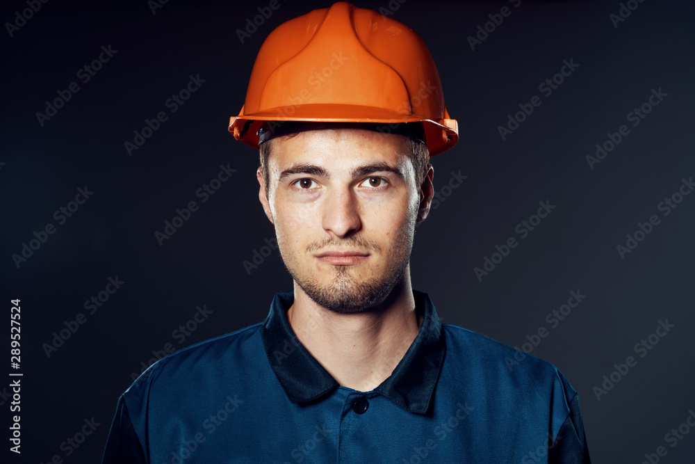 portrait of construction worker portrait of construction worker