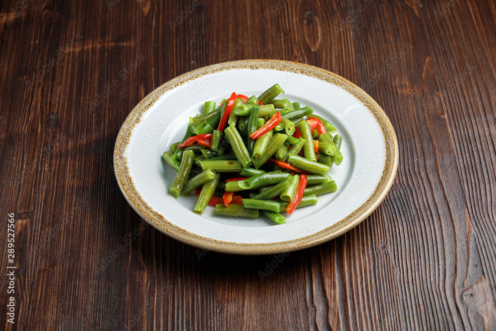 String beans . Restaurant menu String beans . Restaurant menu