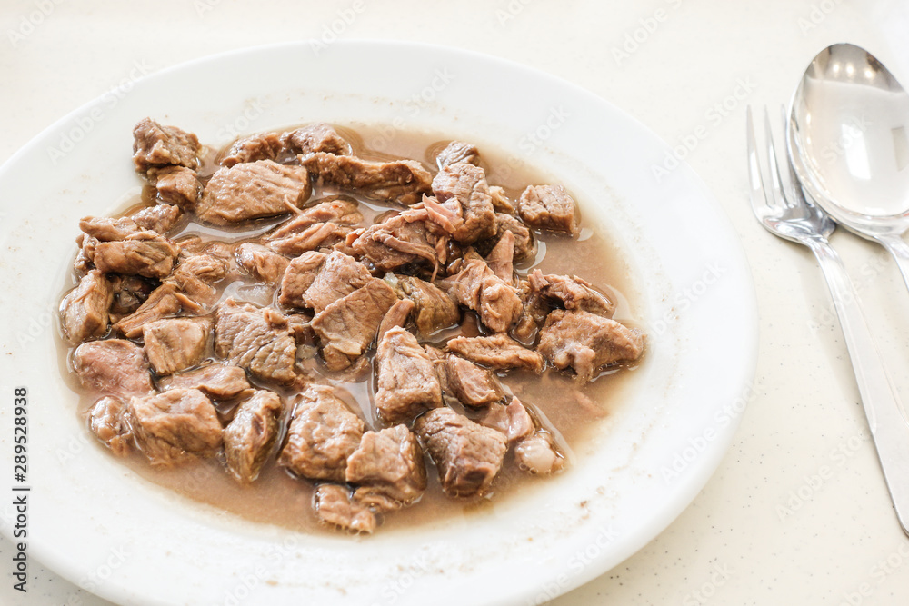 Traditional turkish food is kavurma (roasted meat) Traditional turkish food is kavurma (roasted meat)