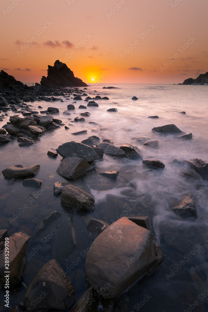 Fototapeta premium Sa Mesquida beach, at Menorca island.