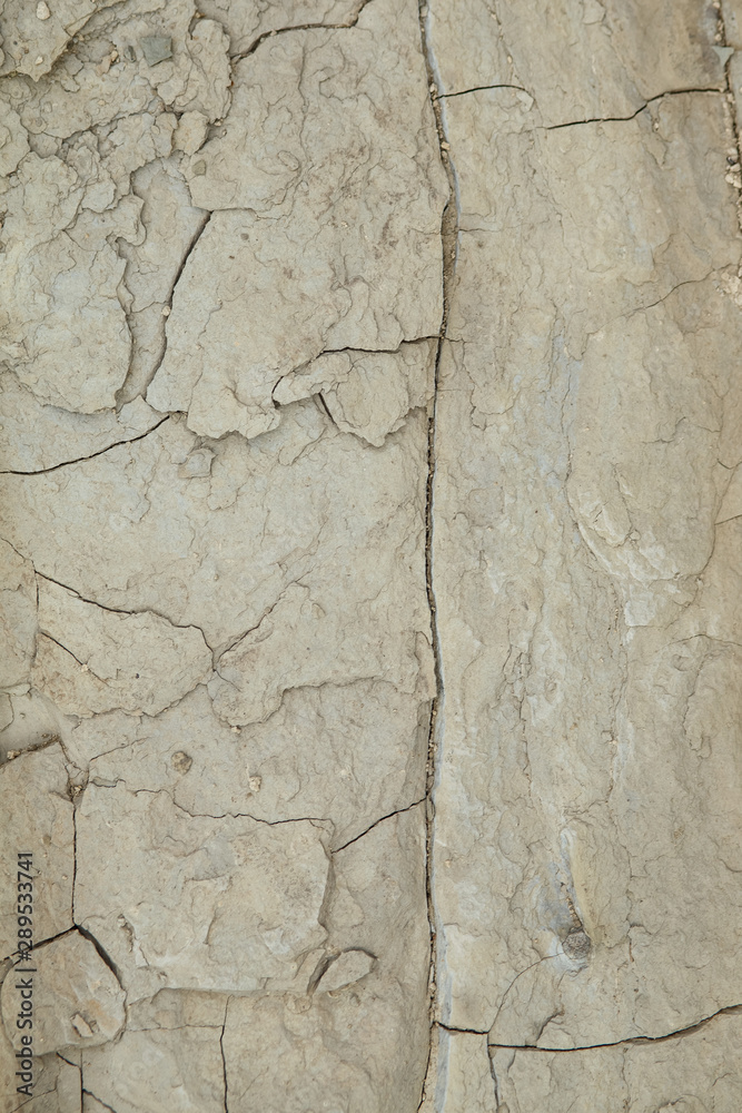 Gray coarse rock formations