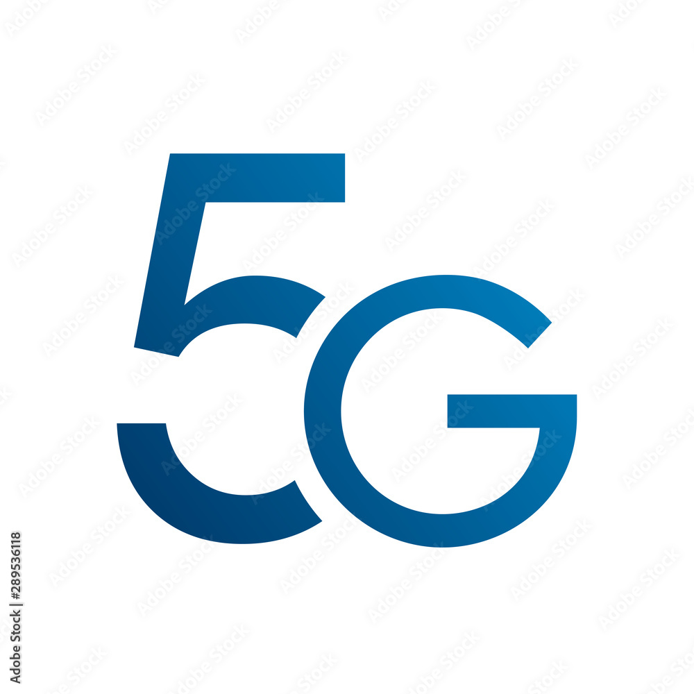 Vector logo for 5G Internet and cellular Vector logo for 5G Internet and cellular