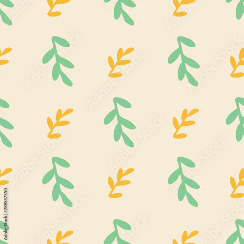 leaves seamless repeat pattern