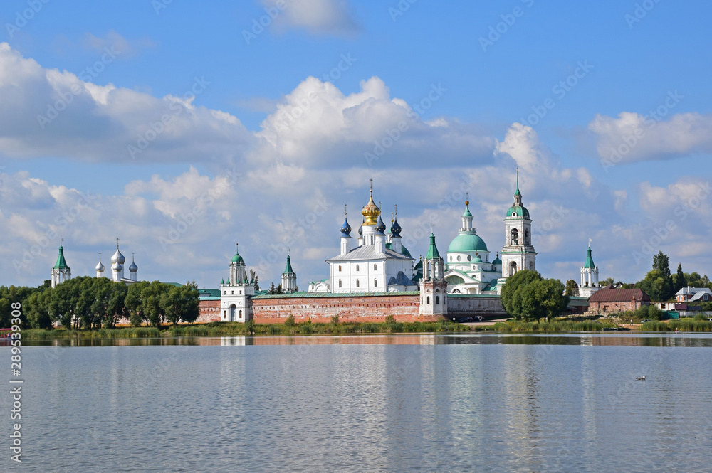 Spaso-Yakovlevsky monastery was founded in 1389 by Rostov Bishop St. James. Major temples built in 1725 - 1758. Russia, Rostov, August 2019