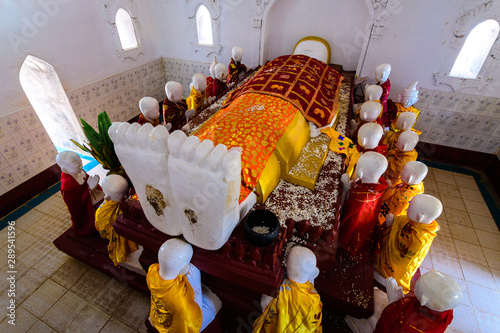 amazing Mwe Taw Kakku pagoda complex in myanmar photo