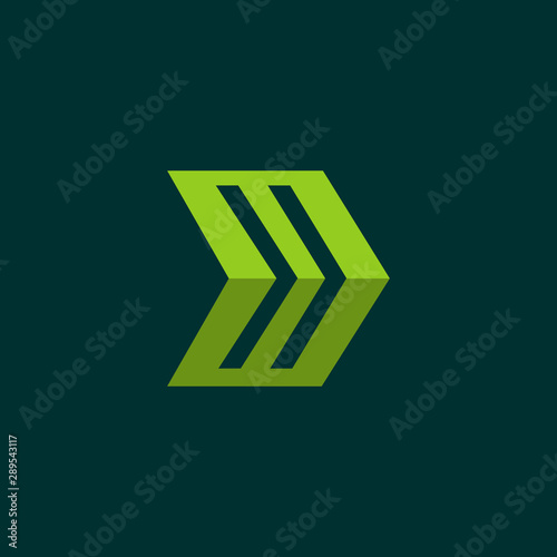 Arrow Cube Creative Modern Technology icon Logo Design Template Element Vector Illustration