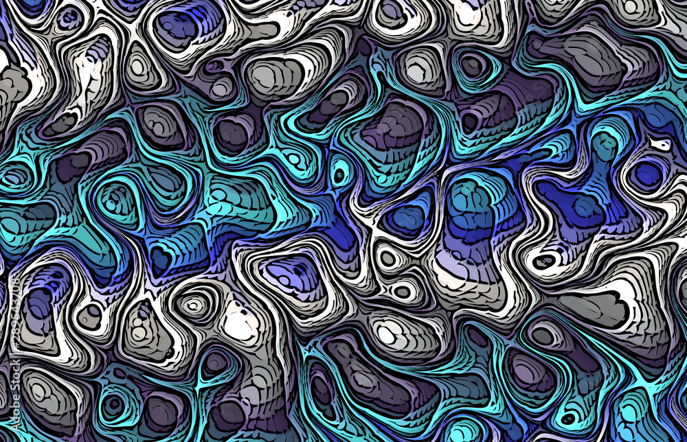 colorful abstract wavy design pattern