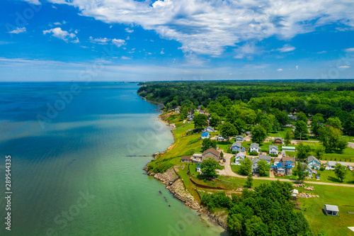 Lake Erie Coastline, Ashtabula Ohio photo