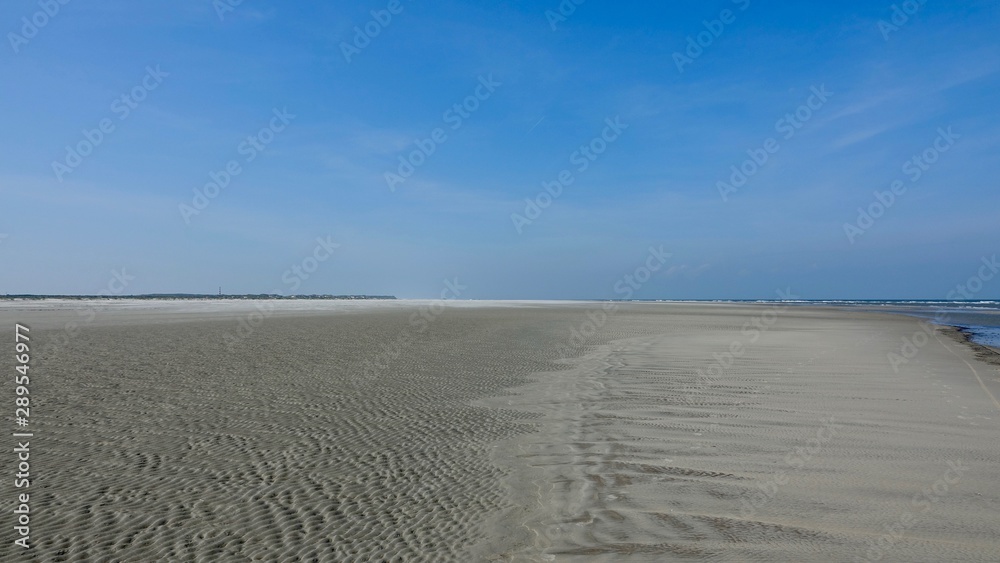 Naklejka premium Strand auf Ameland, Nordsee, Niederlande