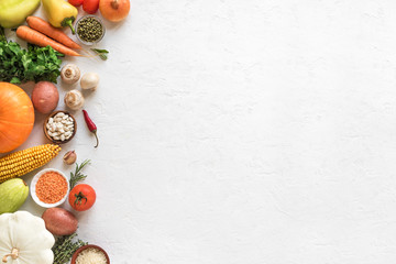 Vegetarian cooking background