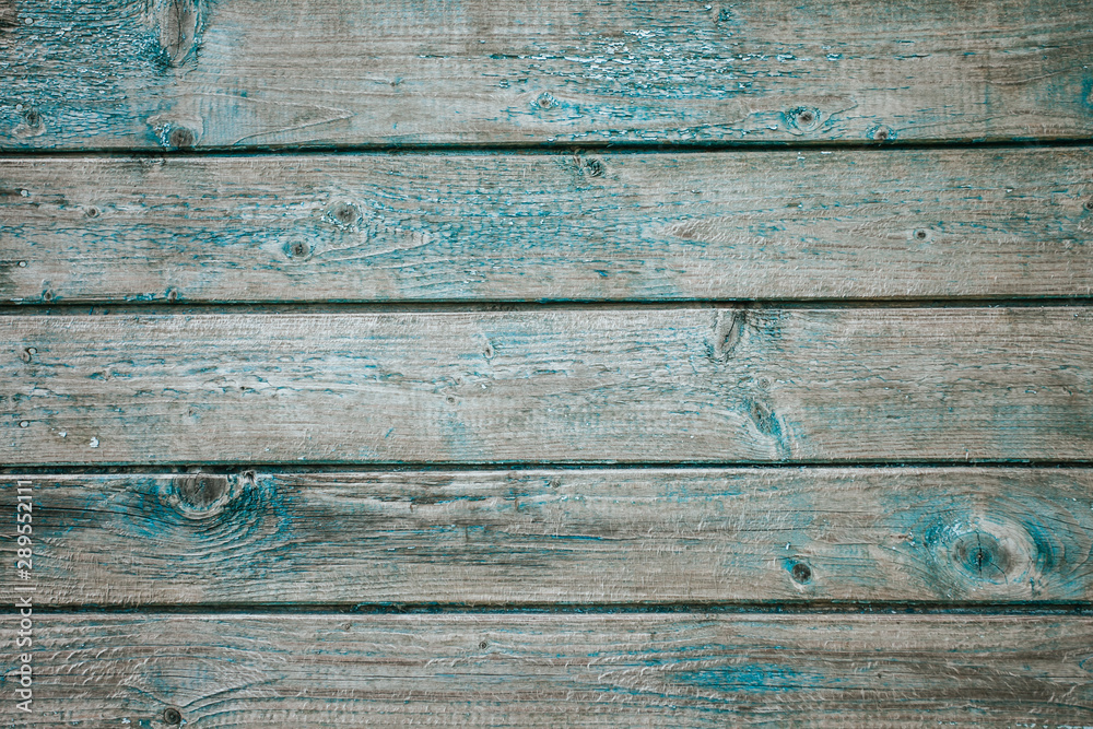 Wooden blue texture with cracked paint Wooden blue texture with cracked paint
