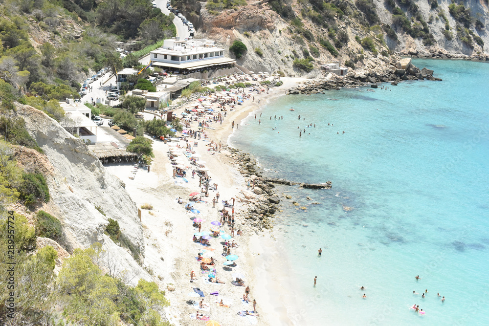 Playa de Cala d'Hort, Ibiza.